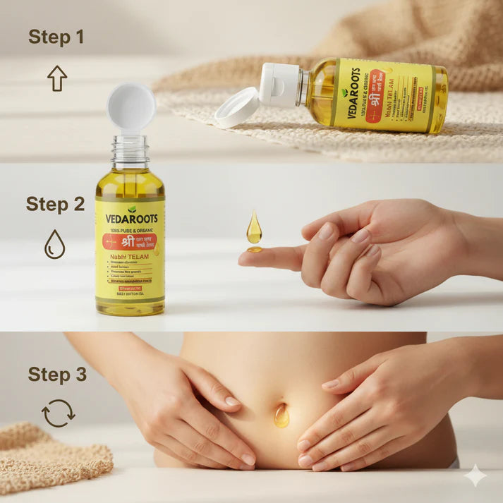 AYURVEDIC RAMBAN MULTI BENEFIT NABHI OIL (BUY 1 GET 1 FREE)(PACK OF 2)